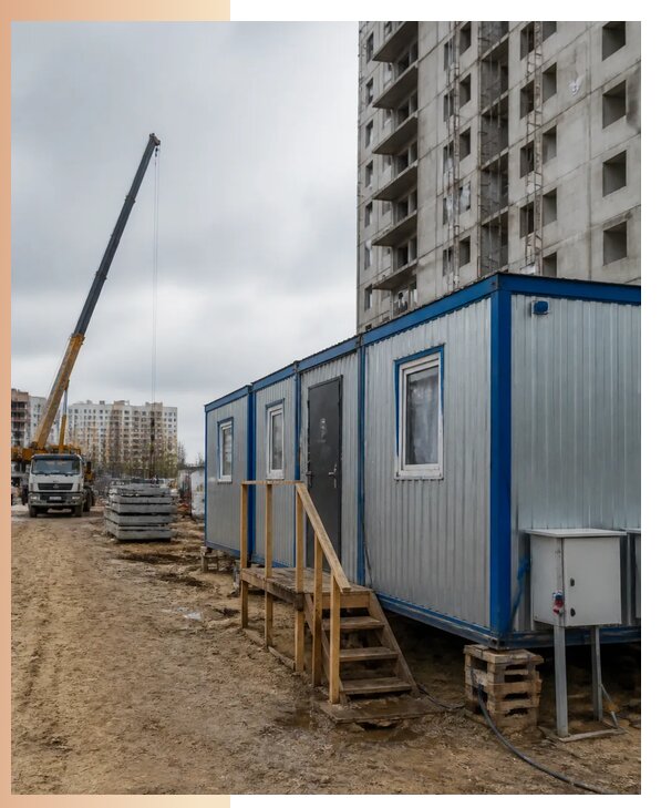 Аренда строительных вагончиков для рабочих в Пугачёве