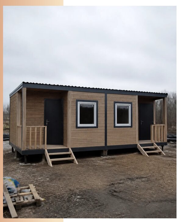 Двухкомнатные дачные бытовки в Пугачёве изготовление и аренда